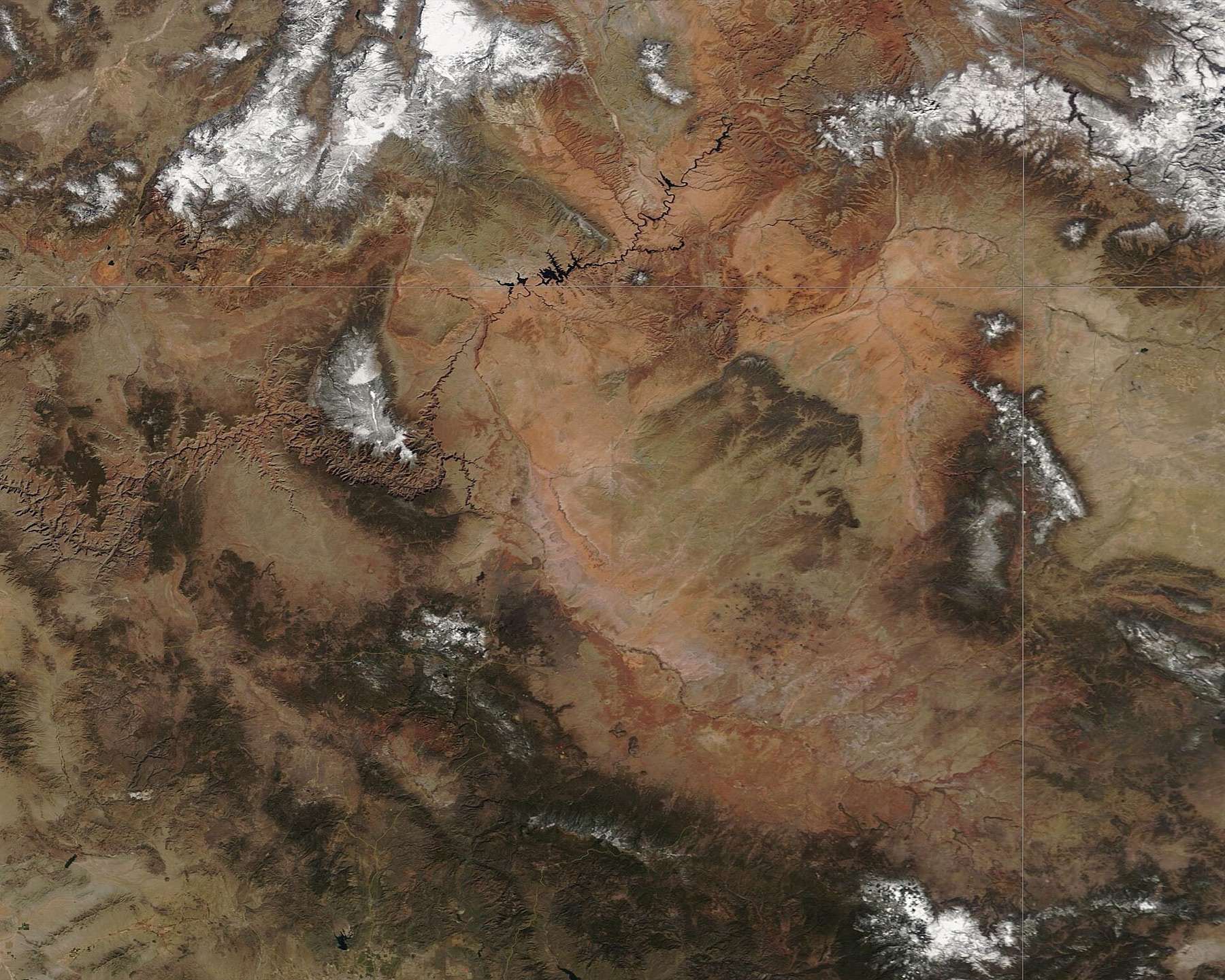 Only in one location in the United States do four states meet --- the Four Corners of the American Southwest