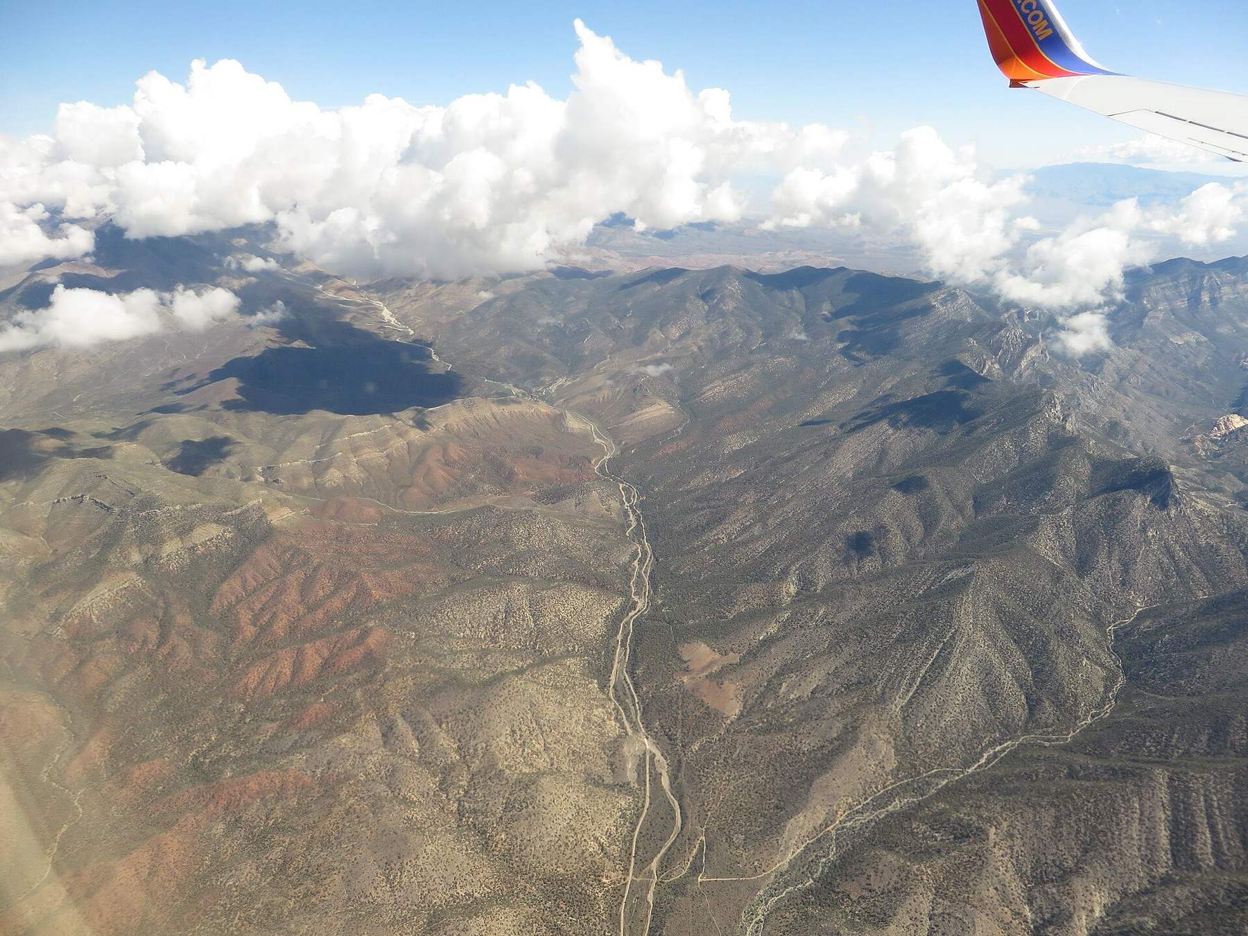 The Spring Mountains are a mountain range of southern Nevada in the United States, running generally northwest-southeast along the west side of Las Vegas and down to the border wit