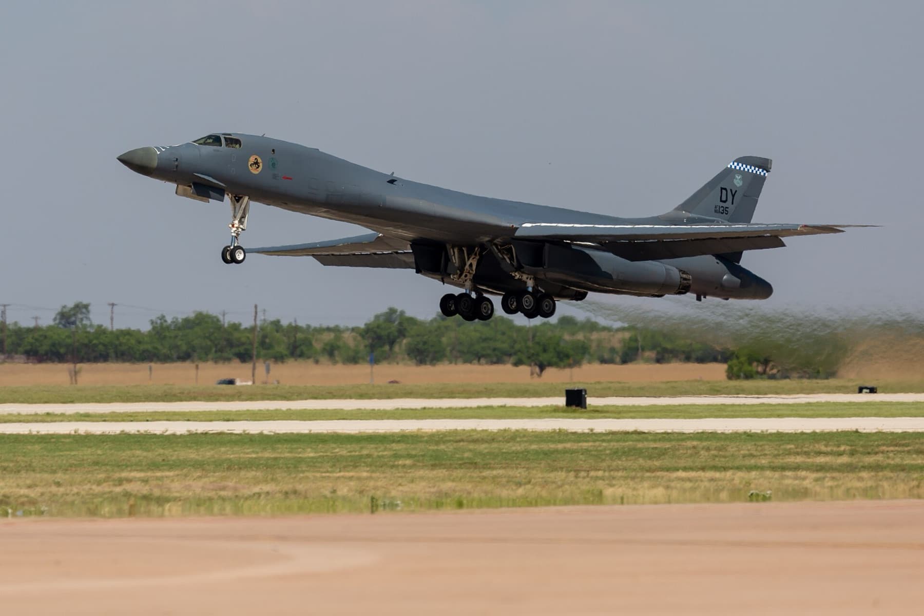 A B-1B Lancer at the Dyess AFB Air Show in May 2018