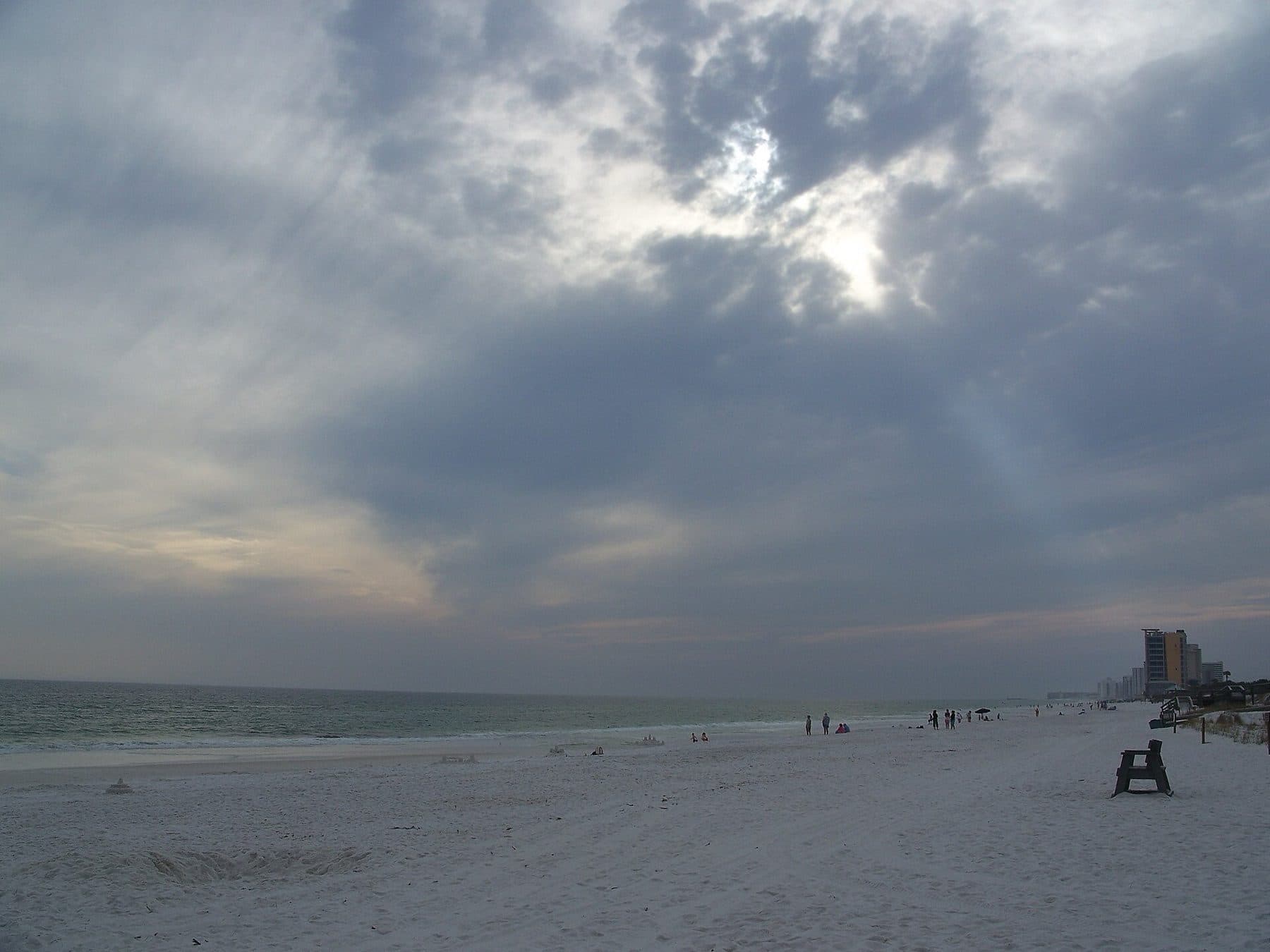 The beach at Henderson Beach State Park