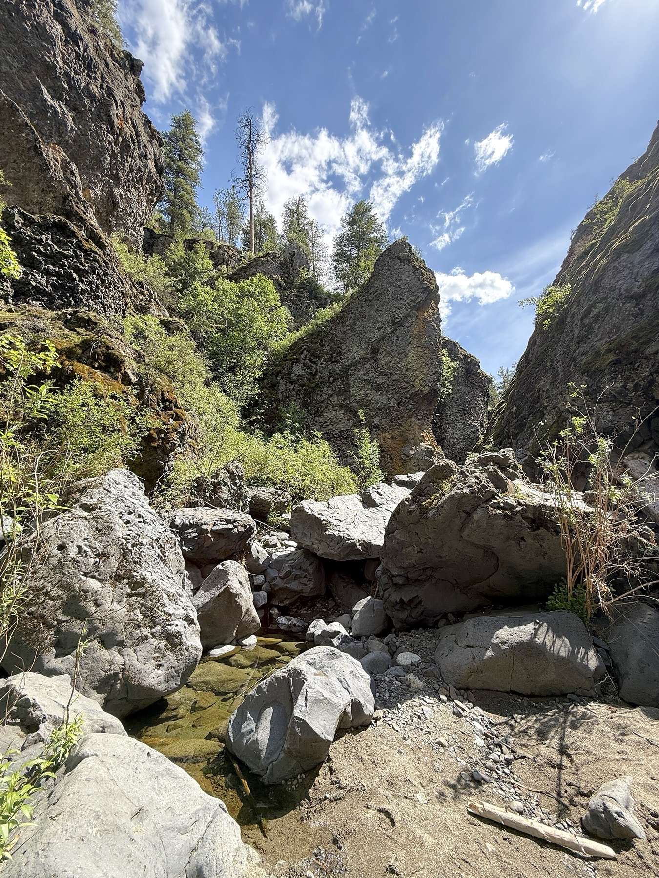Deep Creek Canyon in Riverside State Park in Spokane County, Washington