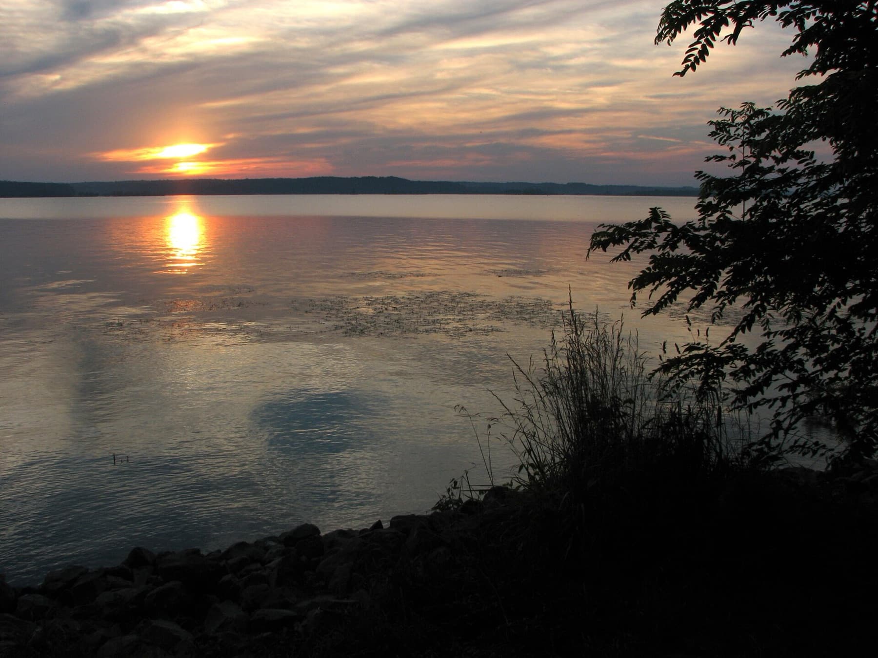 Kentucky and Barkley lakes offer beautiful sunsets located in the Land Between the Lakes