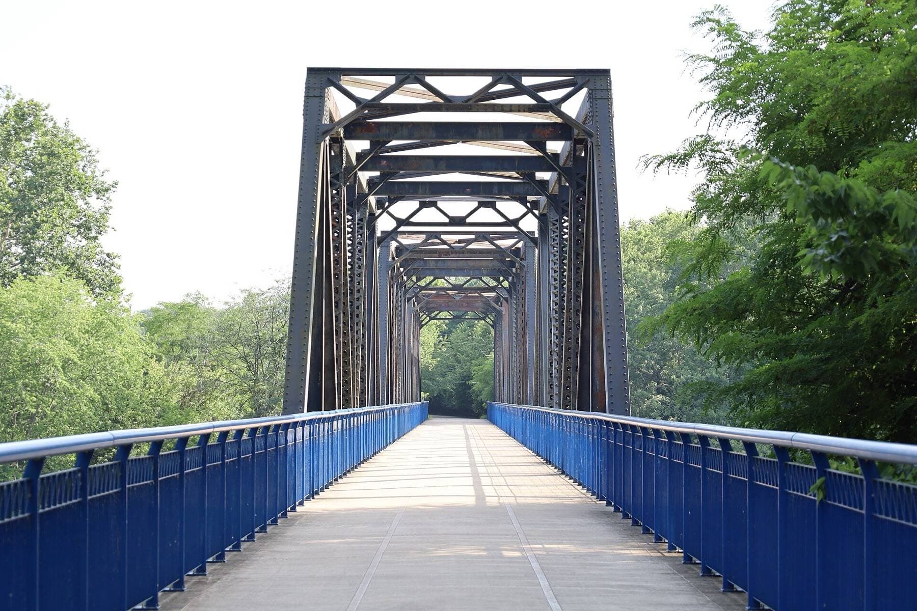 Nickel Plate Trail crossing of the Wabash River in Peru, Indiana in 2022