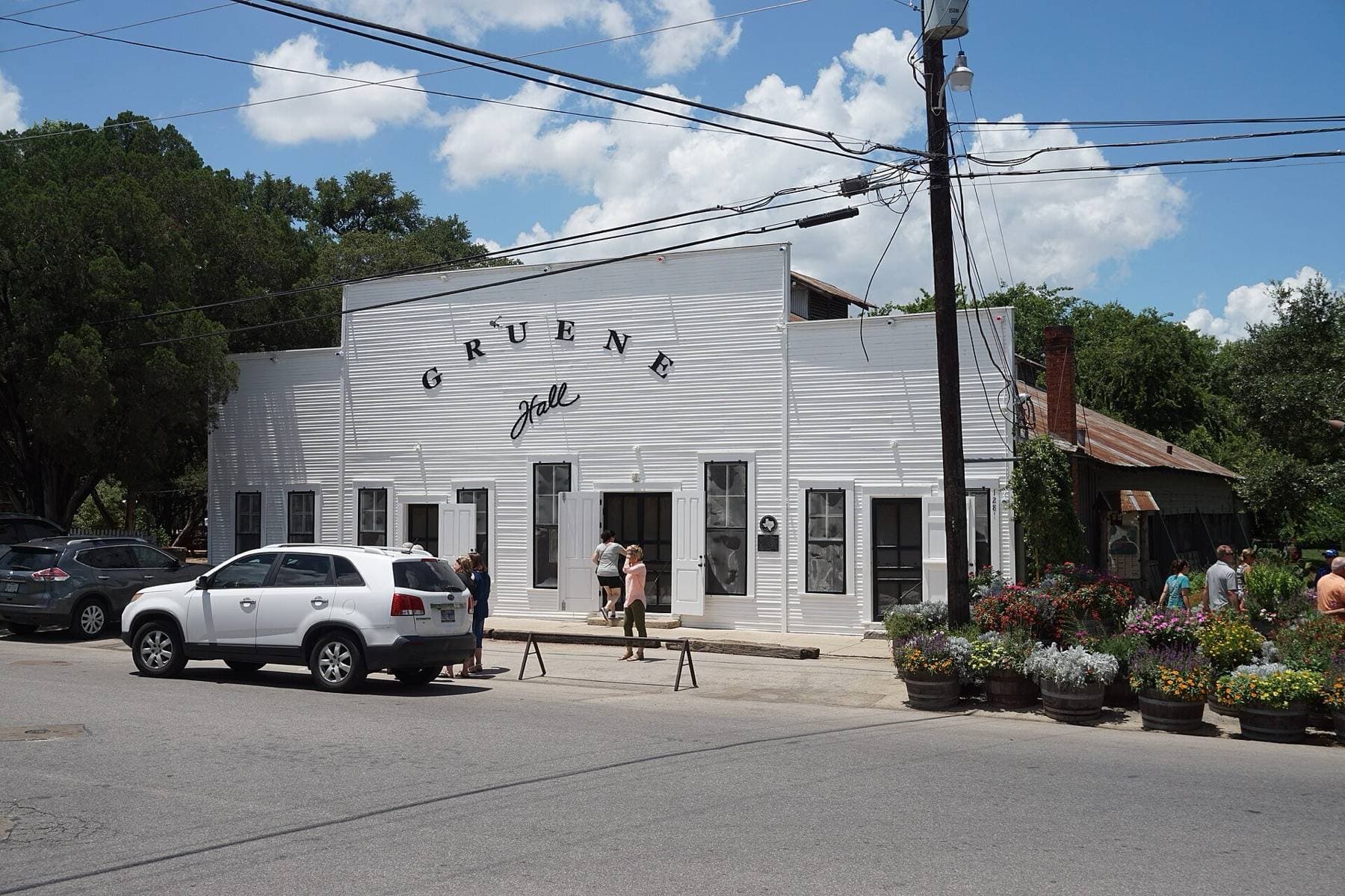 Gruene Hall in the Gruene district in New Braunfels, Texas (United States)