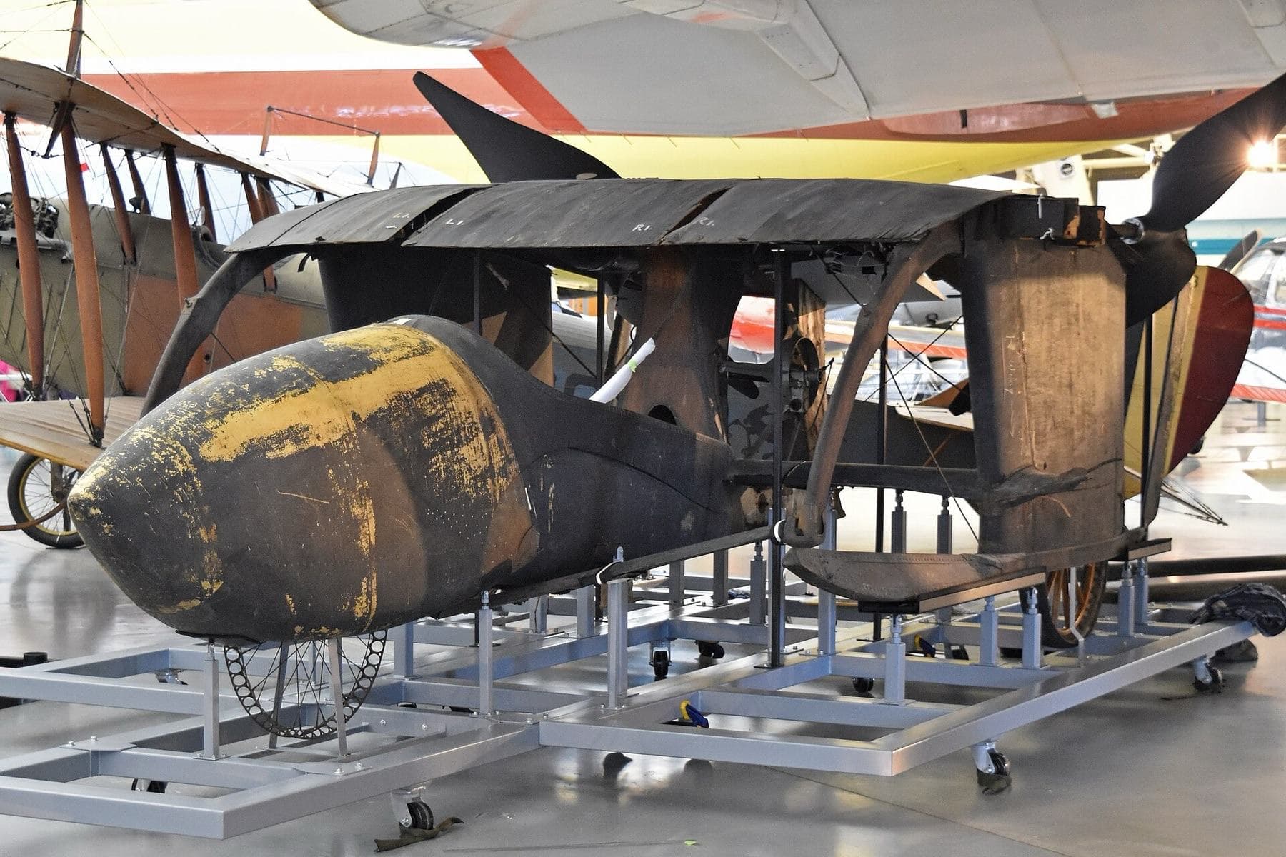 Better known for designing high-efficiency propellers, Charles M.Olmsted built his first glider in 1894 at the age of just 13