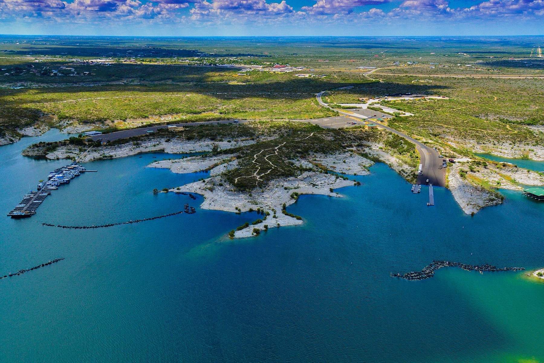 Amistad Lake - Aerial View