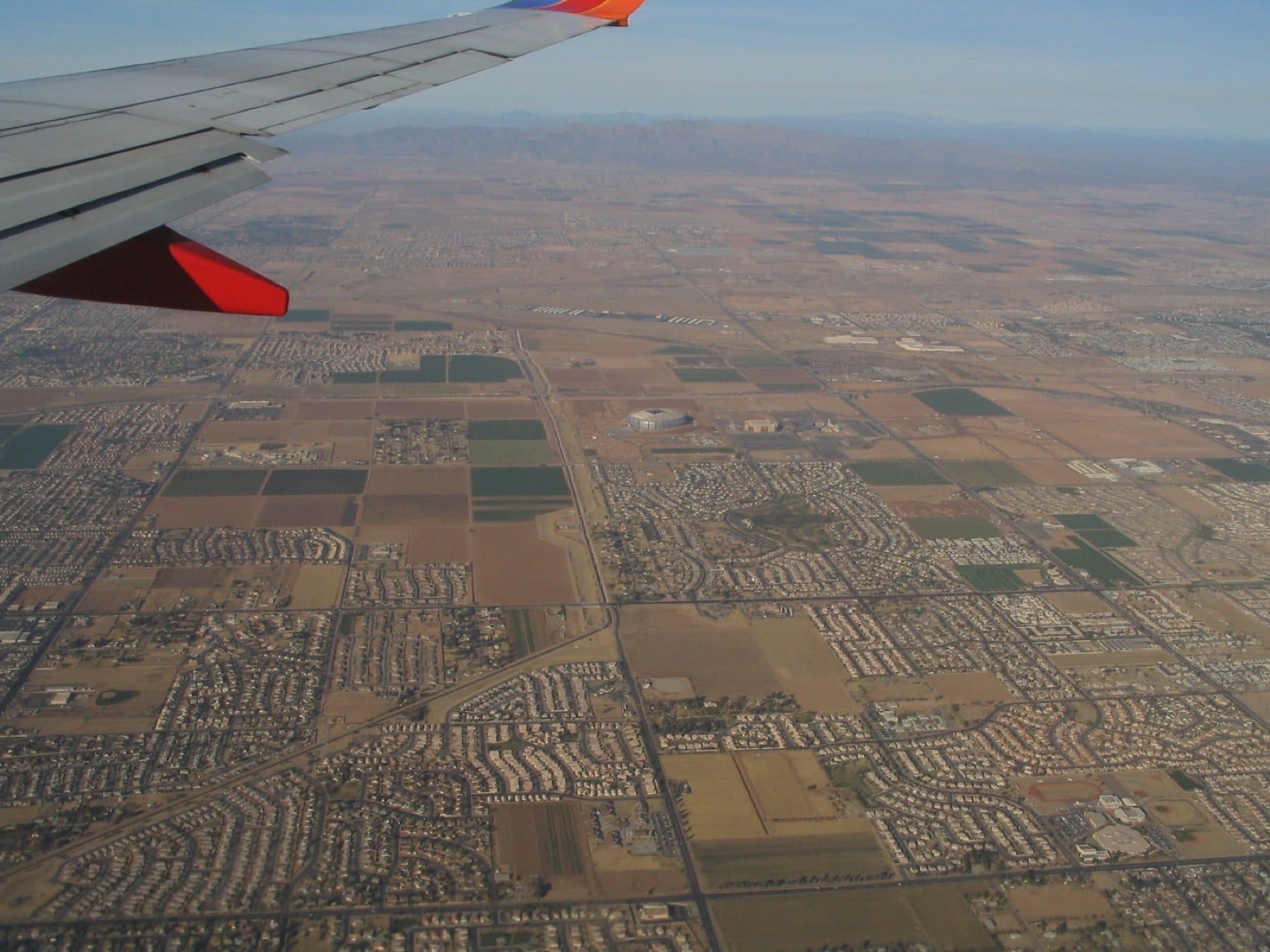 Glendale is a city in Maricopa County, Arizona, United States, located about 9 miles (14 km)) northwest from Downtown Phoenix