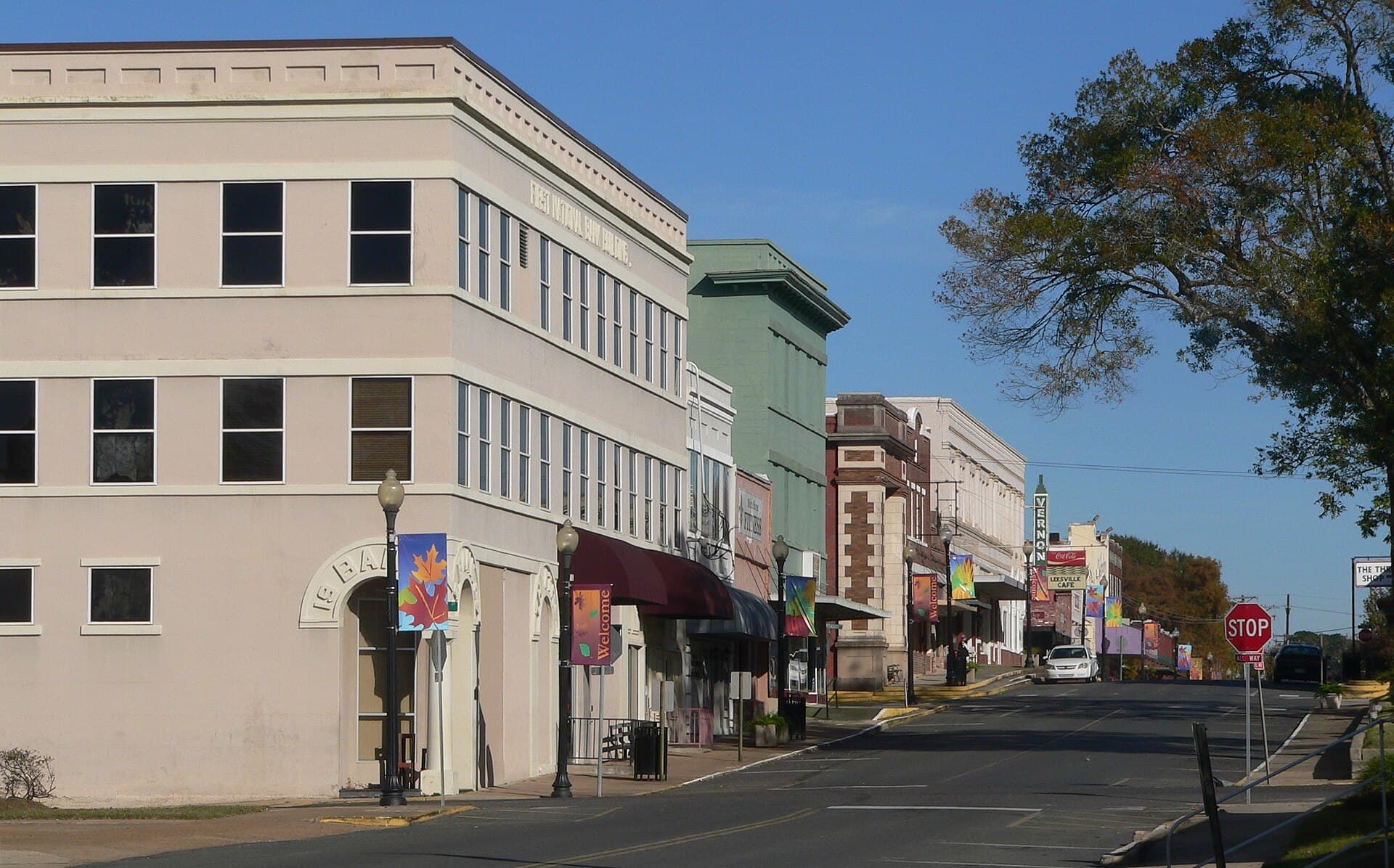 Leesville, Louisiana — local community near the installation