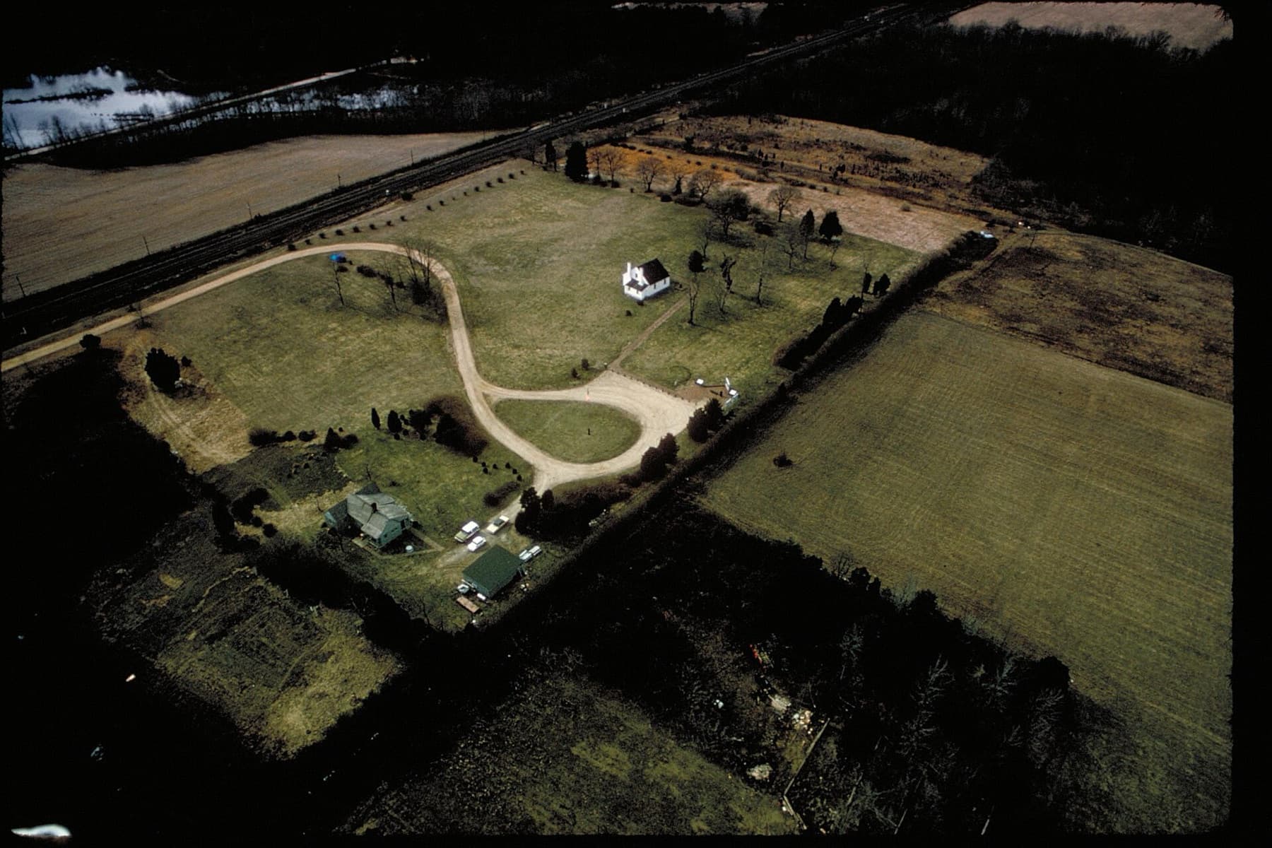 Aerial view of the site