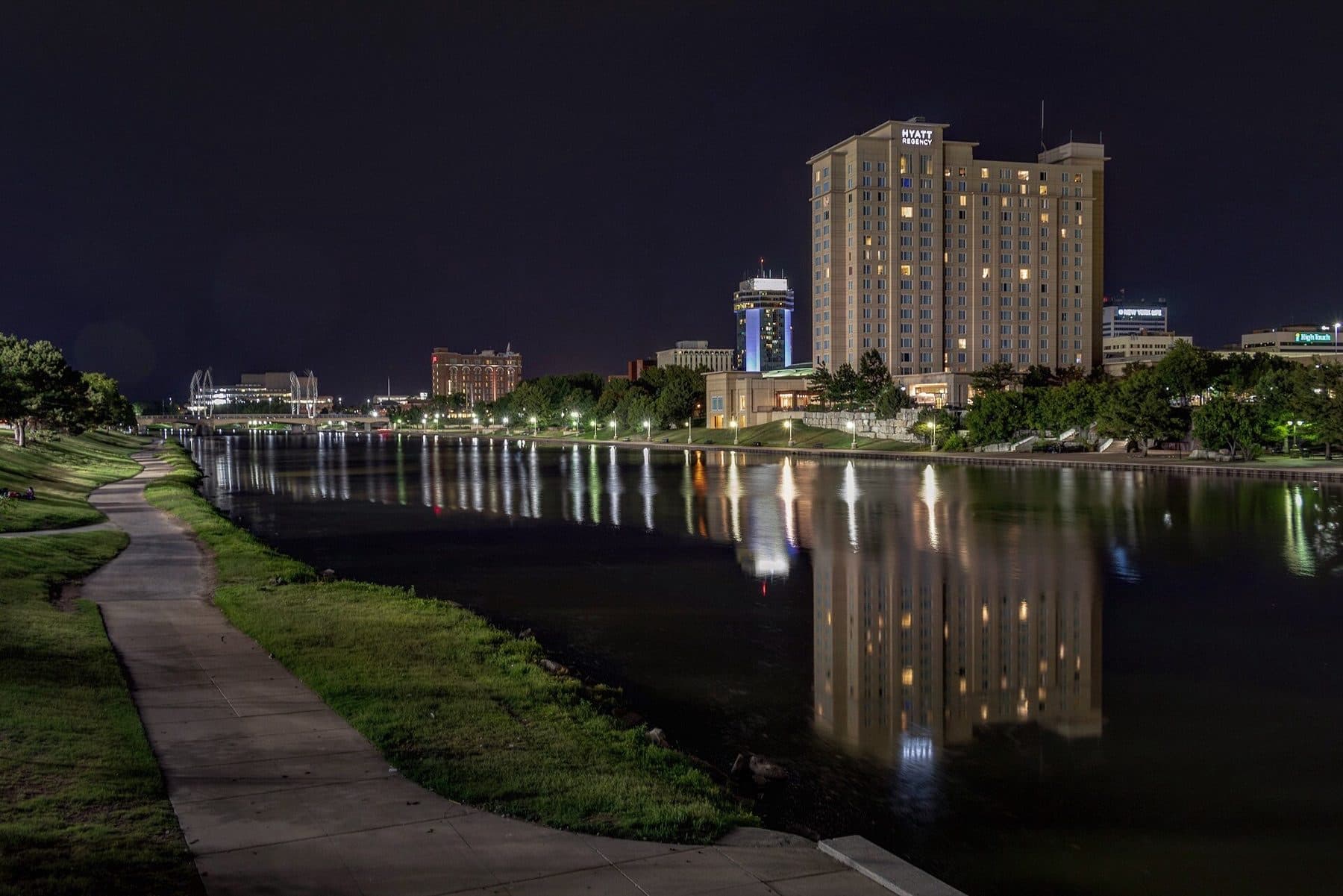 Downtown Wichita at Night