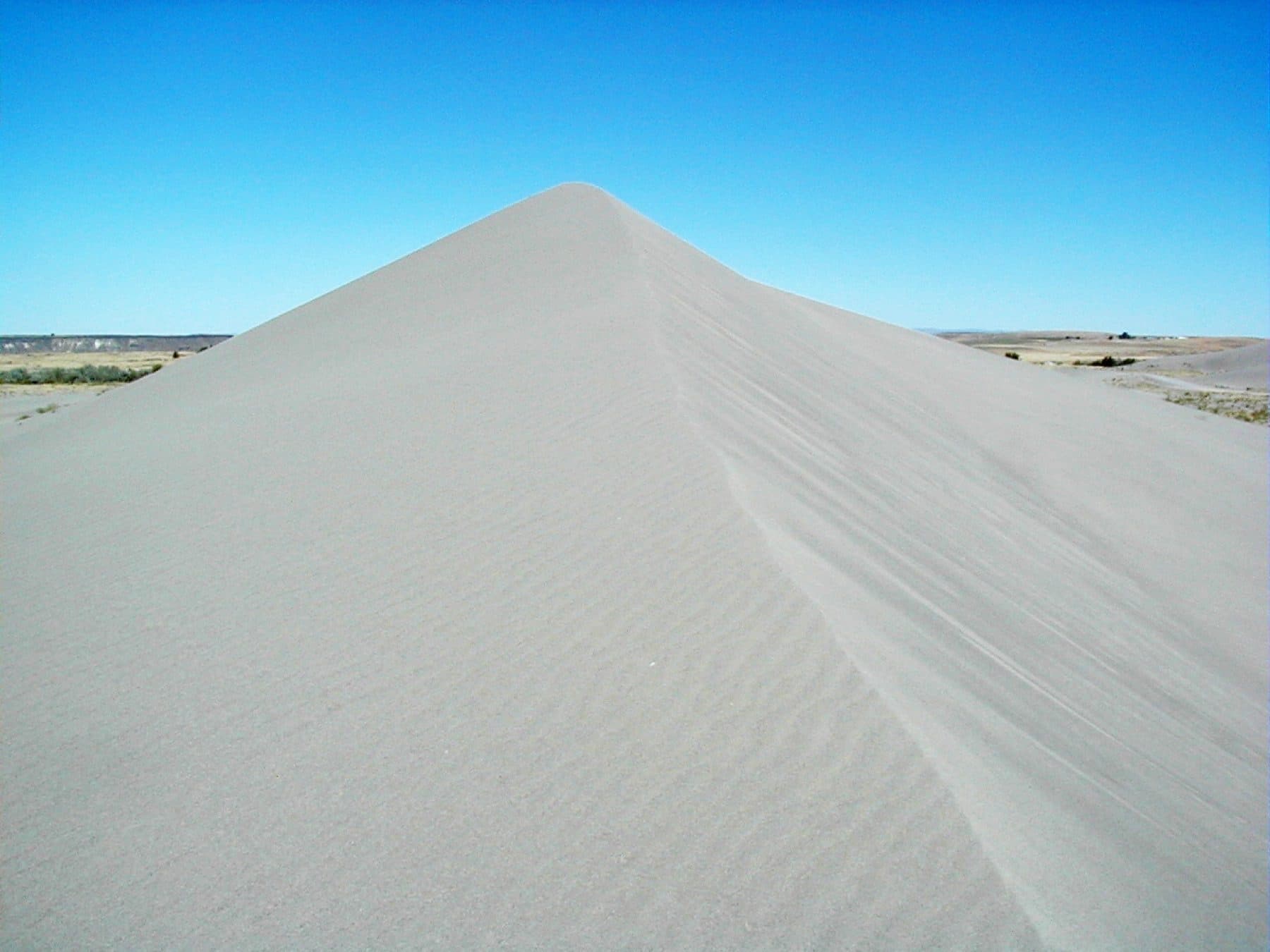 The Eagle Cove Depression of southern Idaho's Snake River Plain has a concentration of fairly large sand dunes, including the largest single-structured dune in all of North America