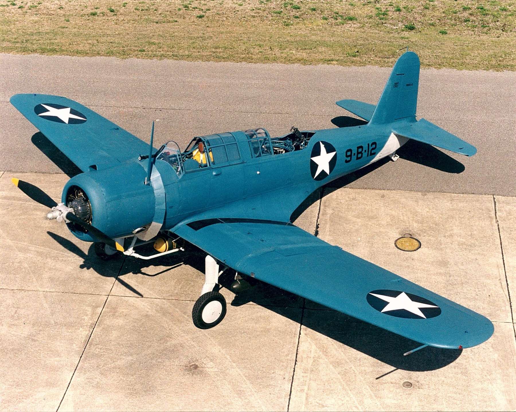 The Vought SB2U-2 Vindicator of the U.S
