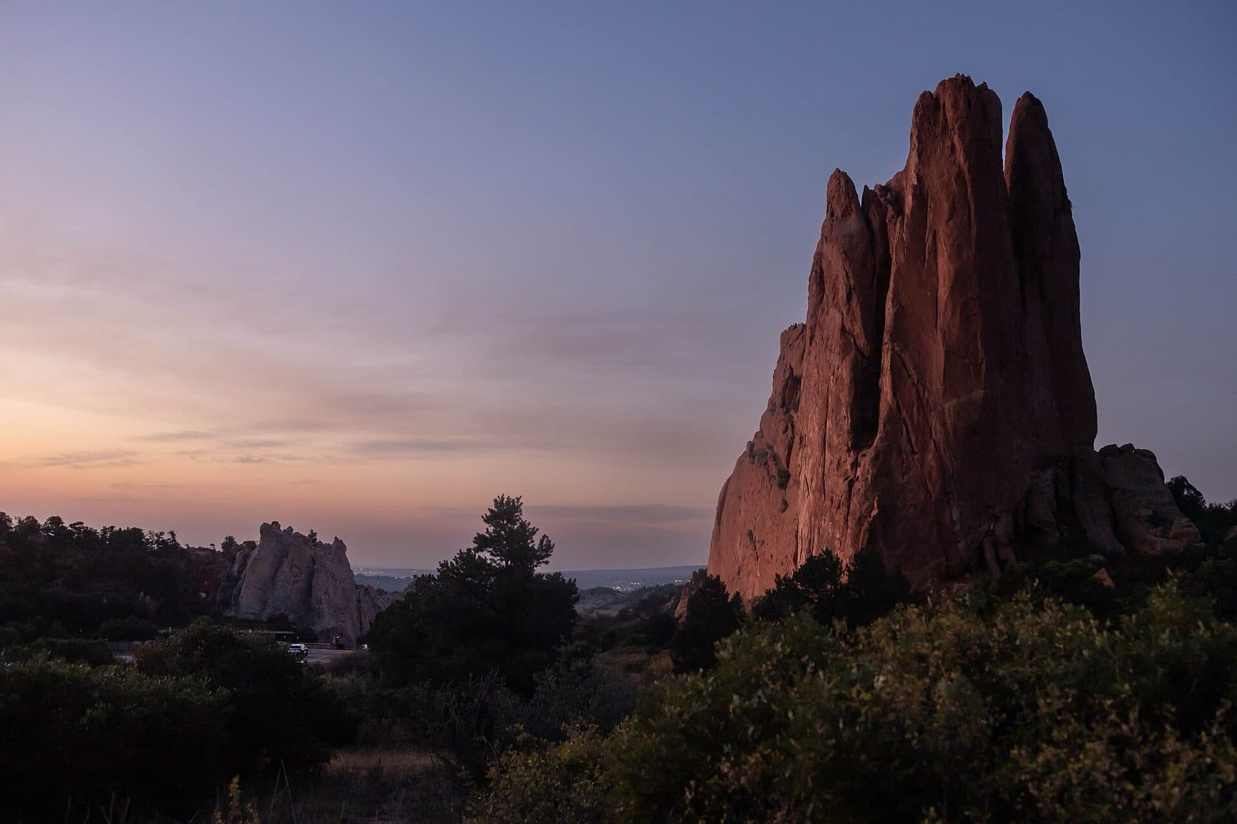Sunrise at Garden of the Gods