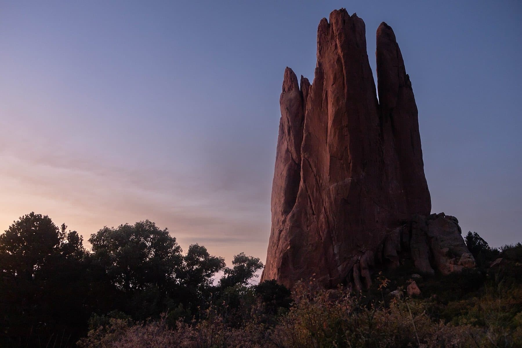 Sunrise at Garden of the Gods