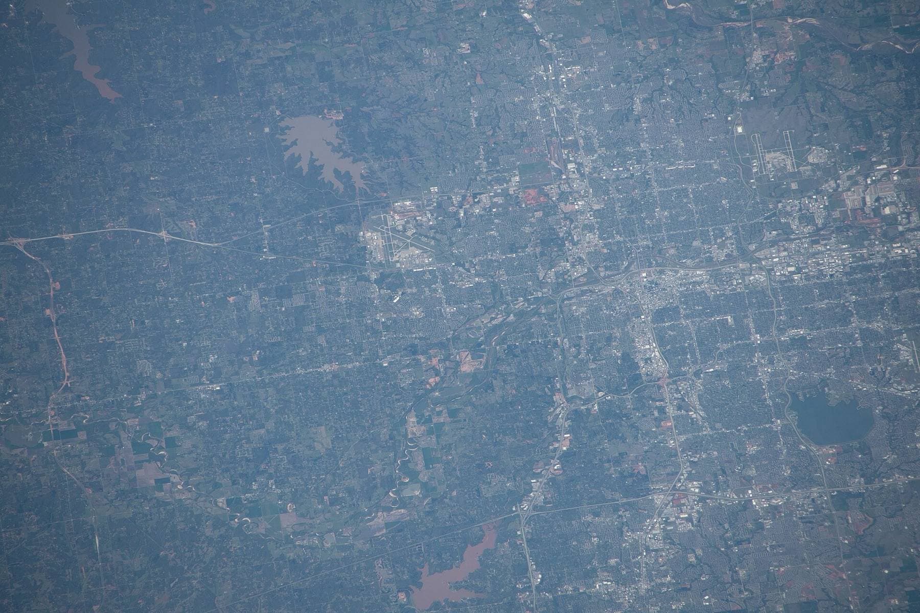 View of Oklahoma taken during ISS Expedition 62